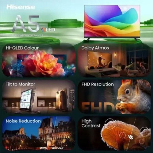 TV LED HISENSE 32A5S SMART FHD QLED